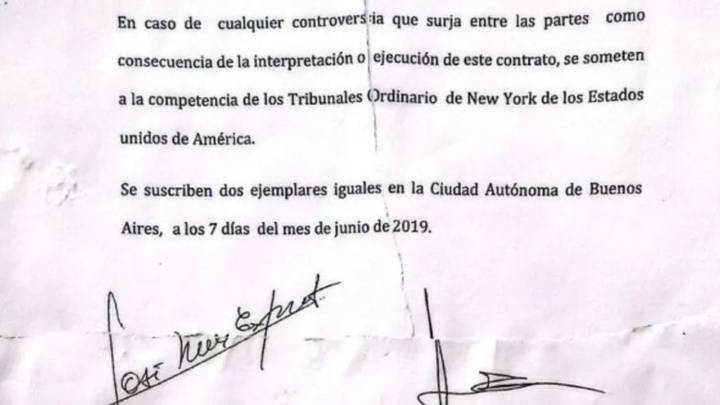 Encontraron en la basura un contrato entre Fred Machado y José Luis Espert por US$ 1 millón