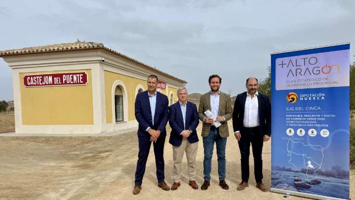 Tres millones de fondos europeos para el Proyecto Eje del Cinca liderado por la Diputación Provincial