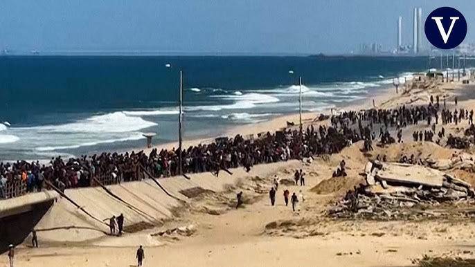 VIDEO: Miles de gazatíes comienzan a dirigirse al norte de Gaza tras el anuncio del alto el fuego