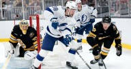 Bruins put up fight after slow start, but fall to Lightning for first loss of season
