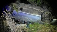 Despiste y vuelco sin heridos en Ruta 5