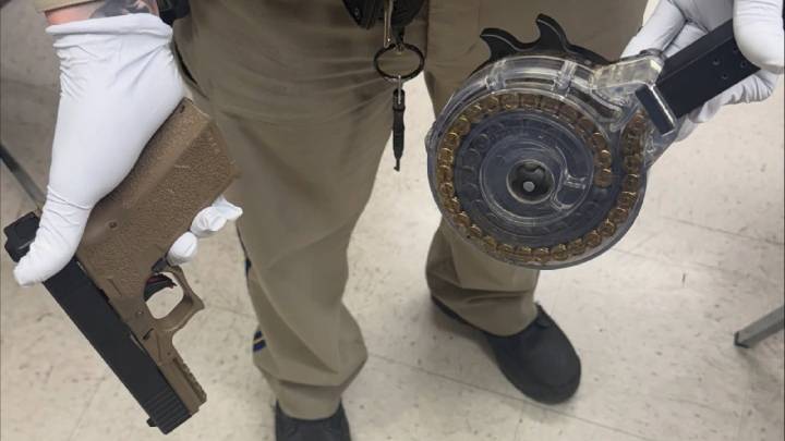 Felon found with ghost gun, high-capacity magazine in South Bay: CHP