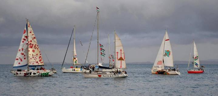 La Flotilla Global Sumud confirmó que 30 barcos más siguen navegando hacia Gaza