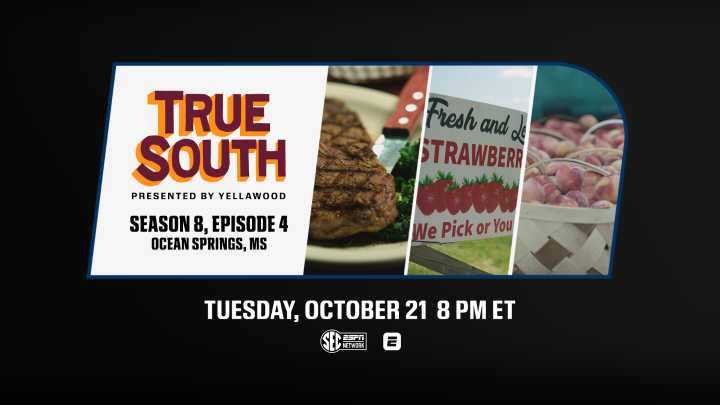 SEC Network’s  TrueSouth Presented by YellaWood  Explores Ocean Springs, Miss. on Tuesday, Oct. 21