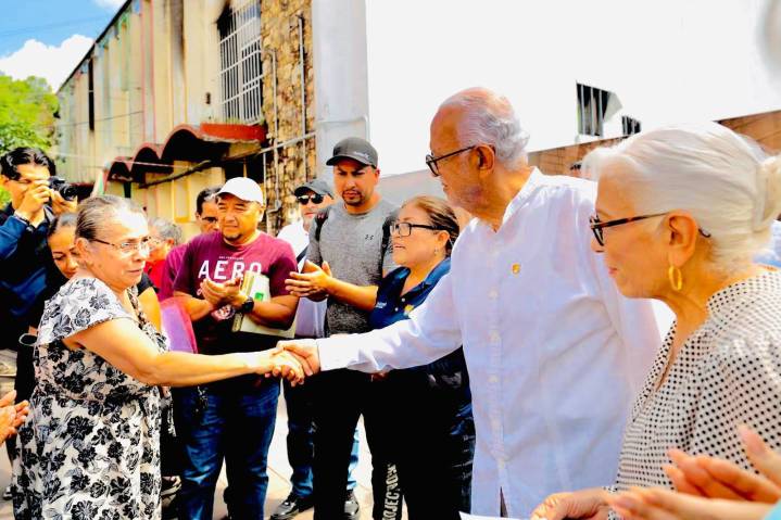 Avanza reconstrucción Rehabilitación del mercado Juan Escutia: Gobernador