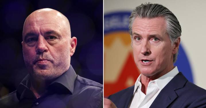 Gavin Newsom Escalates War With ‘Chicken’ Joe Rogan