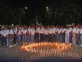 En Tumaco realizaron velatón en memoria de las víctimas del suicidio