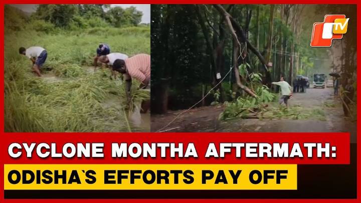 Cyclone Montha Aftermath In Odisha: 33 Blocks, 11 Urban Areas Affected, 19,000 Evacuated