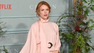 Erin Richards debuts baby bump at Welsh BAFTAs