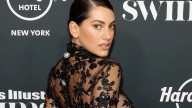 Flawless ‘SI’ Swim star rocks white string bikini at tropical Swim Week bash