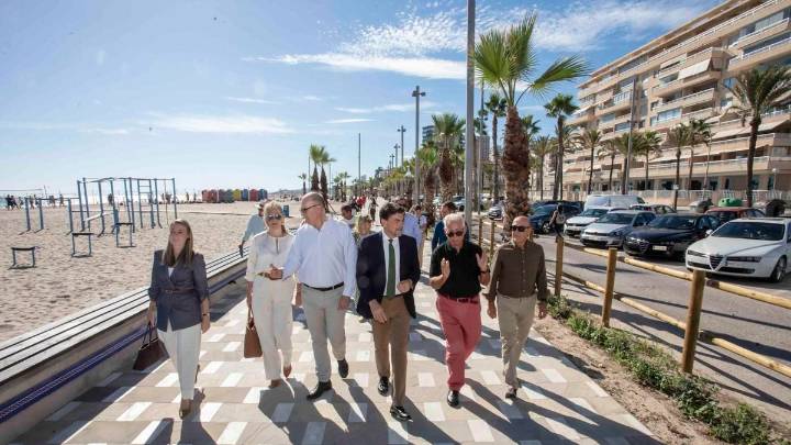 Barcala anuncia las obras “prácticamente terminadas” en la avenida de Niza de Alicante veinte años después de su inicio