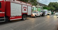 [URGENTE] Se derrumbó una obra en construcción en Salta y un obrero quedó atrapado
