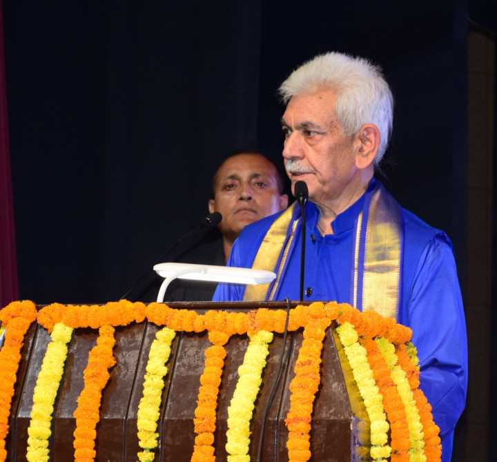 LG Manoj Sinha Message on the Eve of Gandhi Jayanti