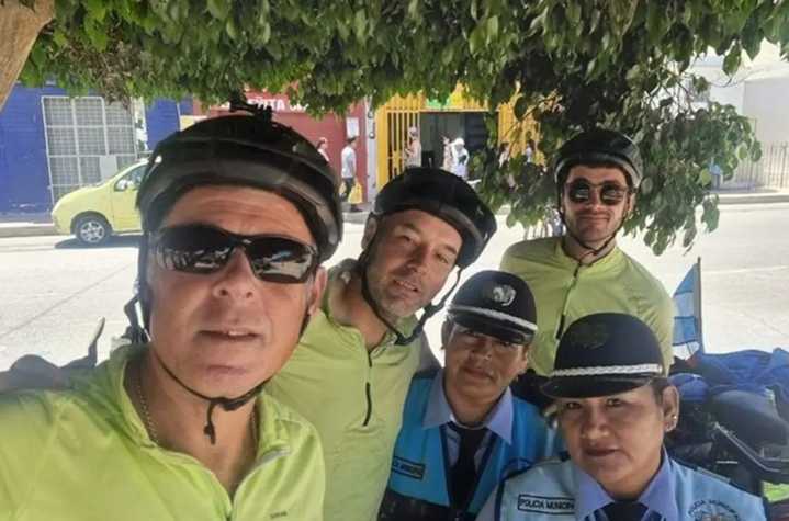 De Gualeguaychú rumbo al Mundial 2026: Los biciviajeros llevan más de 5.000 km recorridos
