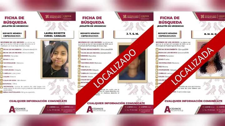 Desaparecidos en Tulancingo: Busca a una menor y localizan a dos adolescentes