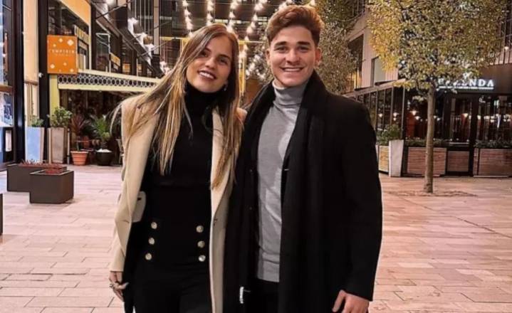 Embarazada de 7 meses, la novia de Julián Álvarez mostró su rutina de entrenamiento y generó polémica