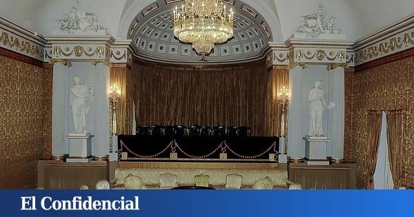 El majestuoso teatro de corte neoclásico que Fernando VII mandó construir en un palacio madrileño y que se convirtió en un cine