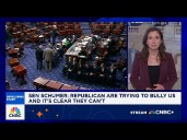Sen. Schumer: Republicans are trying to bully us and it's clear they can't