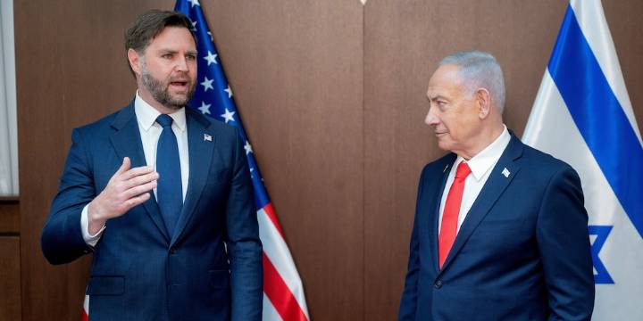 JD Vance se reunió con Netanyahu y advirtió que desarmar a Hamas y reconstruir Gaza será una “tarea muy difícil”