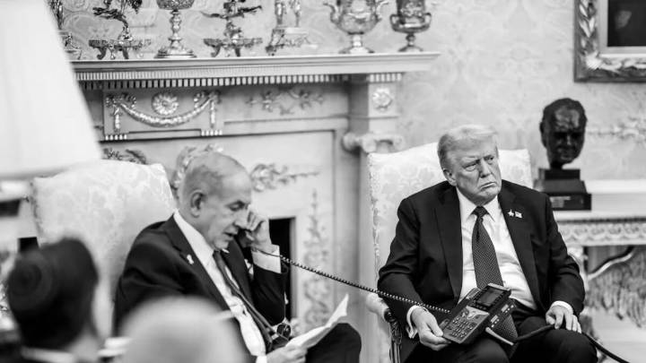 Así fue la escena en la que Netanyahu pidió perdón a Qatar por atacar Doha