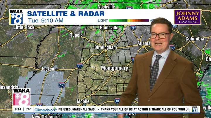 Another chance for rain today, but many areas will stay dry