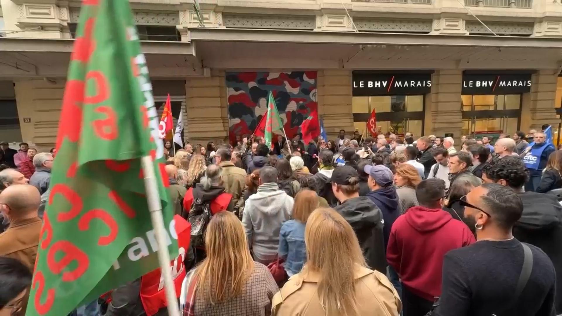 Paris department store workers protest over Shein deal