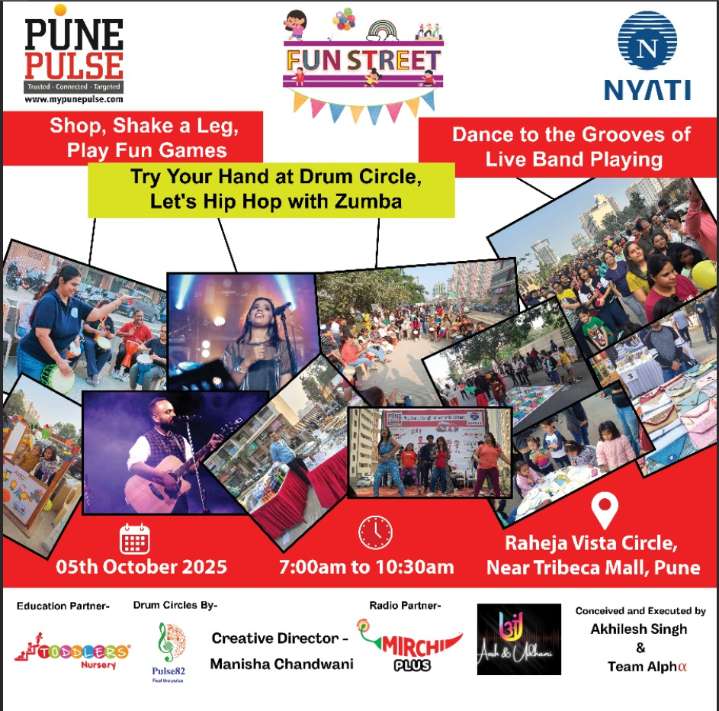 Few Hours Left – Pune: Fun Street 2025 Kicks Off This Sunday With Food, Music, Shopping & Family Fun