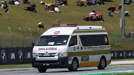 Rueda está consciente tras su fuerte accidente y Dettwiler necesitará varias operaciones