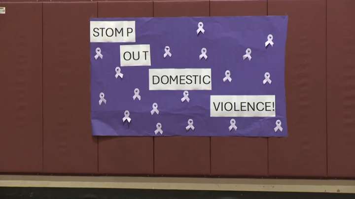 Community aims to 'stomp out' domestic violence at Youngstown event
