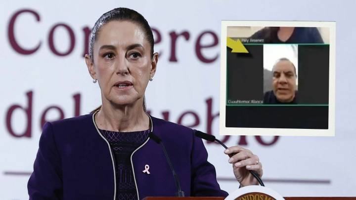Sheinbaum evita opinar sobre Cuauhtémoc Blanco jugando pádel durante sesión; deja el caso a la Cámara