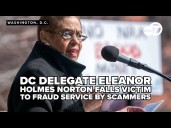 DC Delegate Eleanor Holmes Norton falls victim to fraud service by scammers