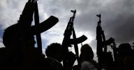 Ship off the coast of Yemen ablaze after being struck
