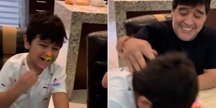 El recuerdo de Dieguito Fernando en el día del cumpleaños de Maradona