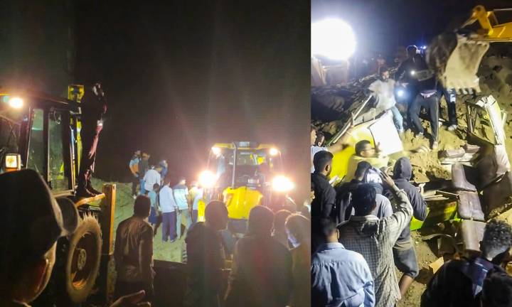 18 killed as landslide hits bus in Himachal's Bilaspur; rescue operation on