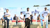 Chiranjeevi participates in Run for Unity organized by city police