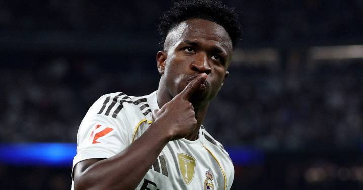 Vinicius Jr double against Villarreal helps Real Madrid go top of La Liga