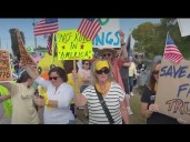 Thousands of 'No Kings' Trump protests held across US on Saturday