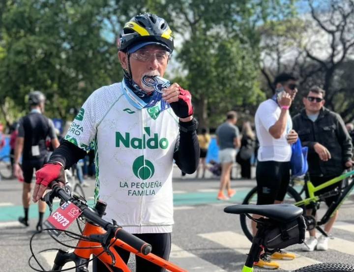 Gran Fondo de Buenos Aires: en la Categoría D2, Héctor “Tito” Lujan fue el vencedor