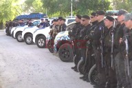 La Policía realizó un operativo de seguridad en los Miradores de Bajada Grande