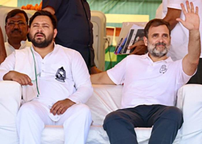 ‘Rahul Gandhi, Tejashwi are not Jan Nayaks’: Tej Pratap Yadav