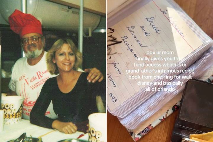 Woman Inherits Grandfather's Recipe Book from Days as a Chef for Walt Disney (Exclusive)