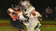 Clark-Willow Lake's Lincoln Reidburn hauls in a pass