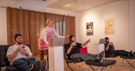 London gallery transforms coffee lovers' brainwaves into art at unique event