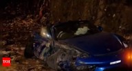 Mumbai Accident: Porsche racing with BMW crashes on Mumbai's Western Express Highway