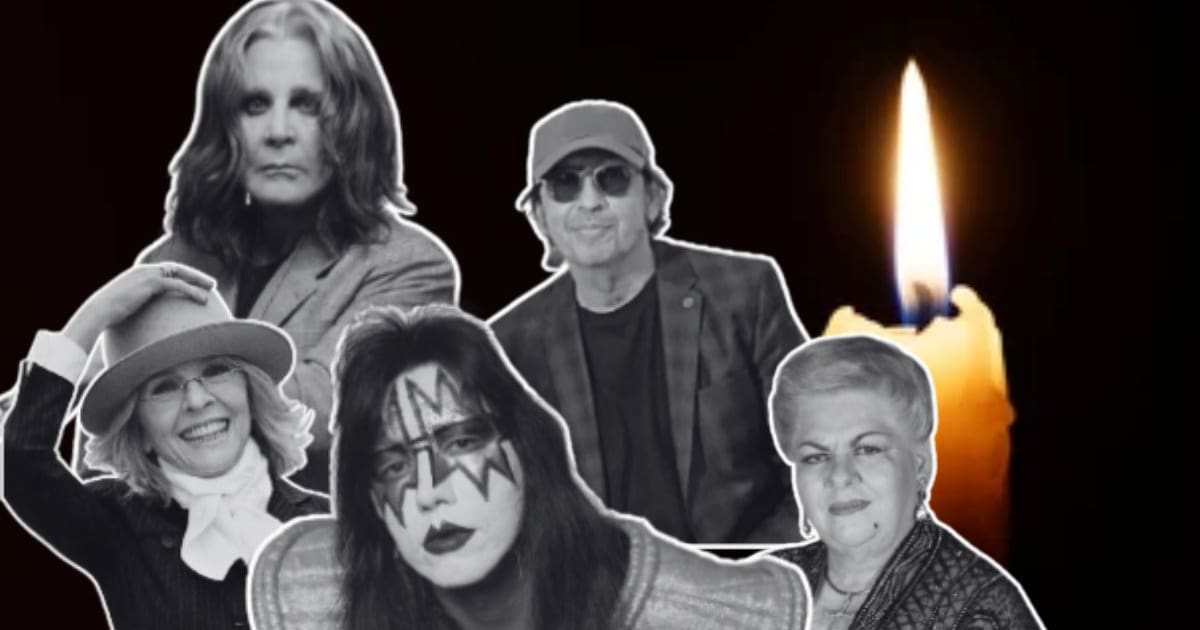 Celebridades que han muerto este 2025 en México y el mundo