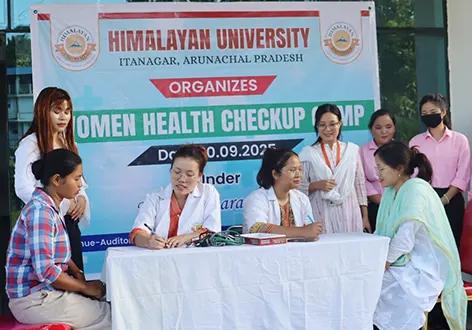 HU organizes health camp