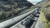 Traffic Alert: Lanes closed on I-84 WB in Weber Canyon due to semi