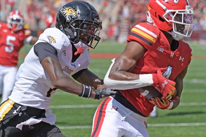 Maryland WR Shaleak Knotts goes from 'lost boy' to star