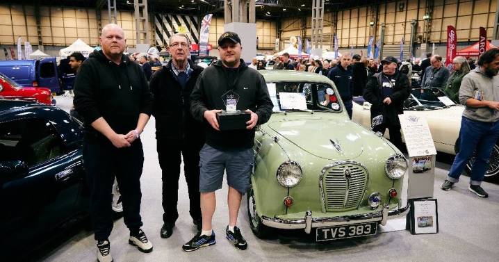 Ayrshire man who rescued classic car from scrapheap given awards nod