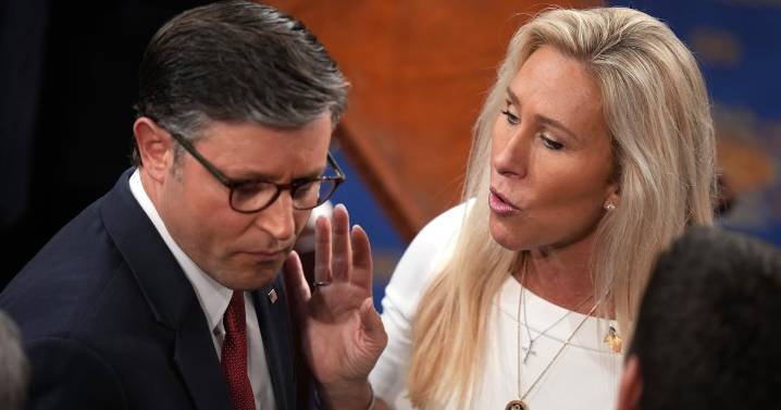 Marjorie Taylor Greene Tears Into Mike Johnson’s ‘Hypocrisy’ in Raging MAGA Civil War